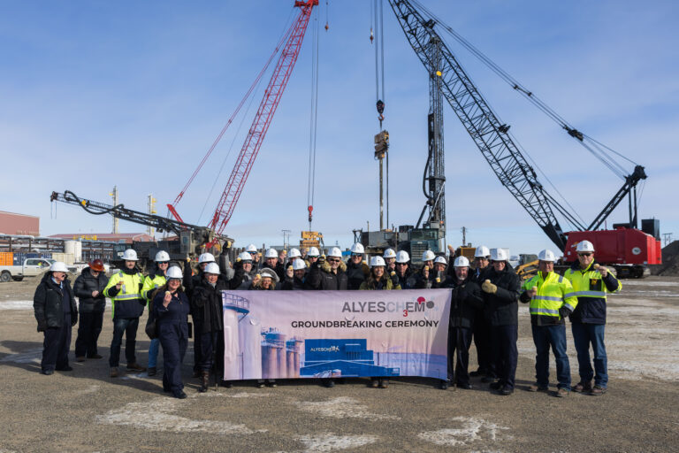 Alyeschem has officially broken ground on its North Slope petrochemical factory in Prudhoe Bay.
